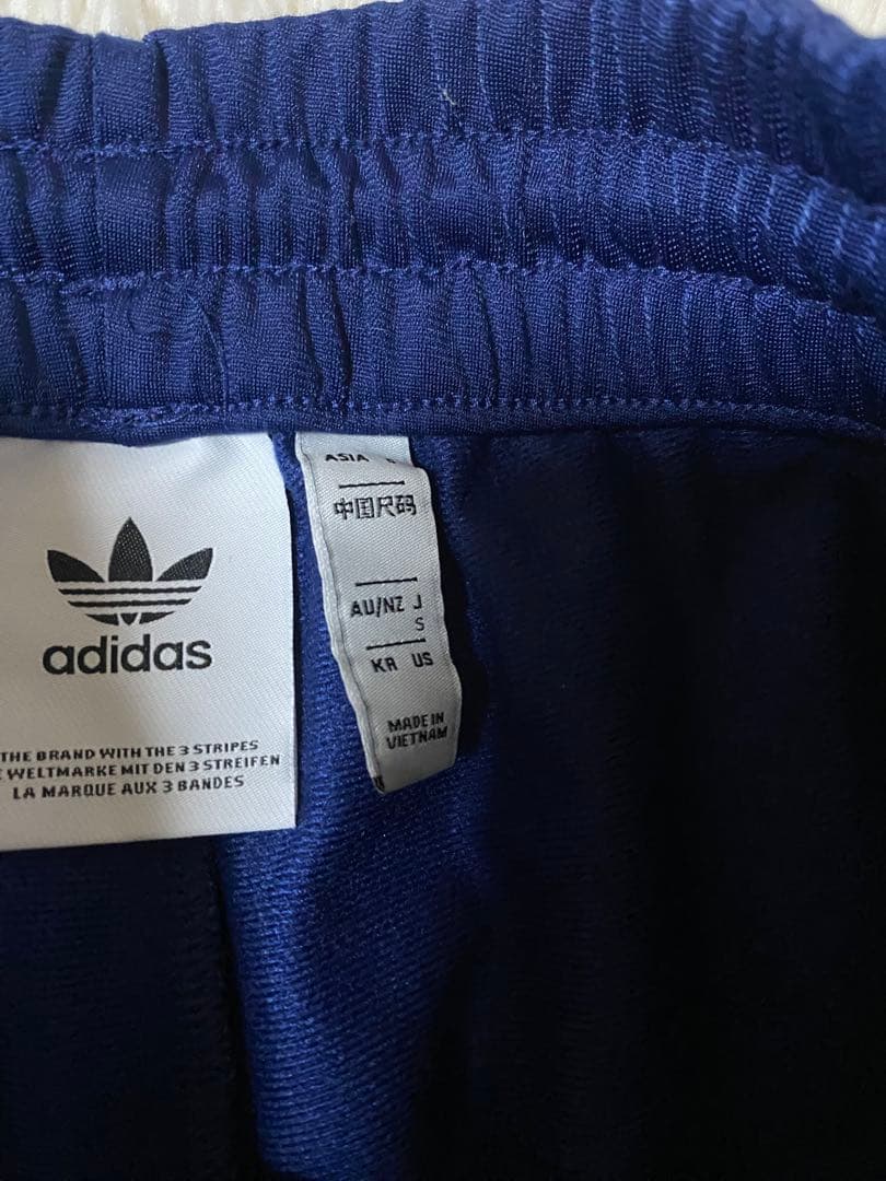 adidas ネイビー ジャージパンツ　トラックパンツ　トレフォイル