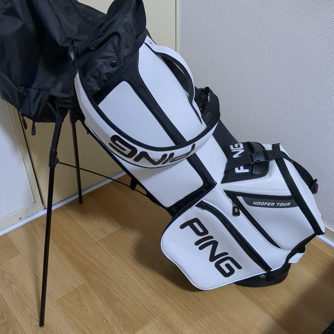 PING HOOFER TOUR ホワイト キャディバッグ