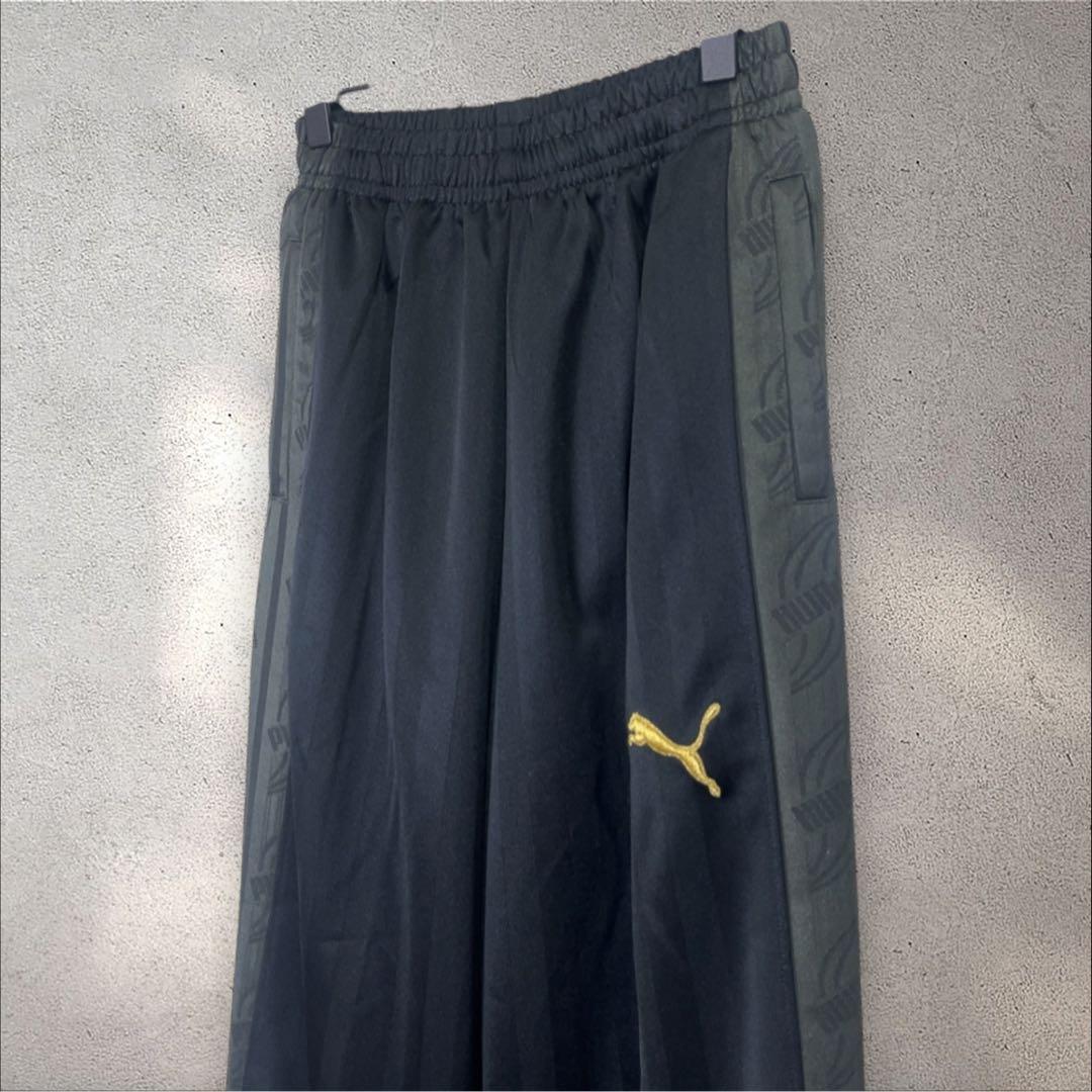 タグ付き美品 PUMA プーマ 金ジャージ セットアップ トラックジャケット