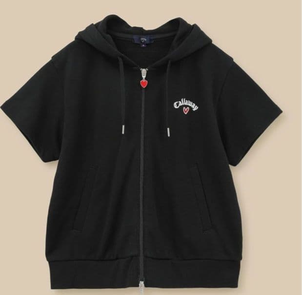 Callaway レディース パーカー ブラック C24117221