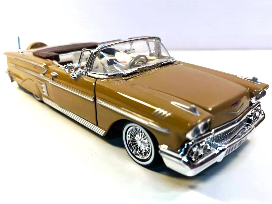モーターマックス Mijo GET LOW 1/24 1958 インパラ BE