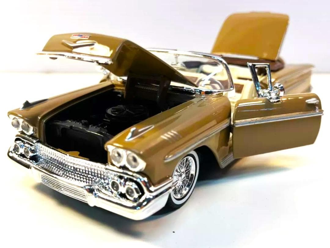 モーターマックス Mijo GET LOW 1/24 1958 インパラ BE