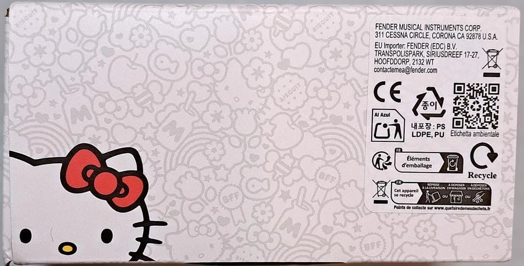 ■Fender Hello Kitty Black Fuzz Pedal ファズ
