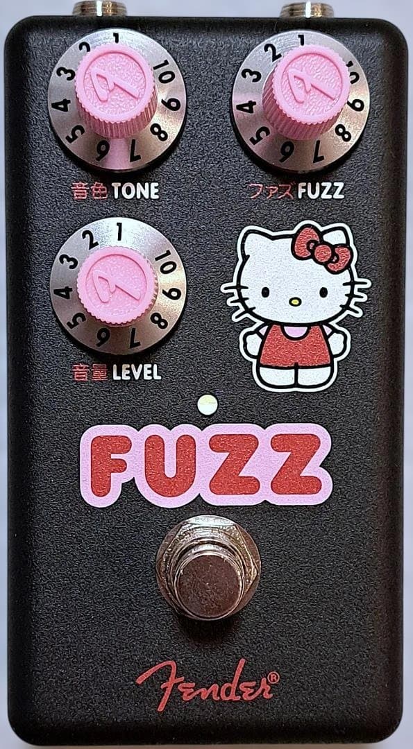 ■Fender Hello Kitty Black Fuzz Pedal ファズ
