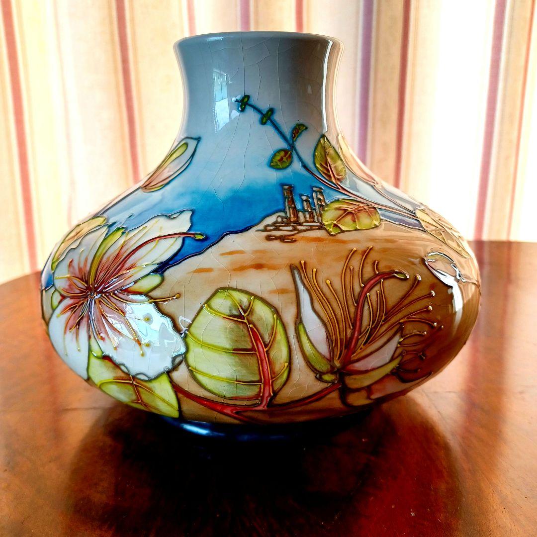 【ヴィンテージ・100部限定品】 英国MOORCROFT 花瓶