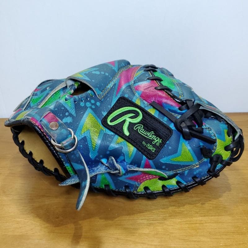 ローリングス クレイジースター 星総柄 キャッチャーミット 軟式グローブ