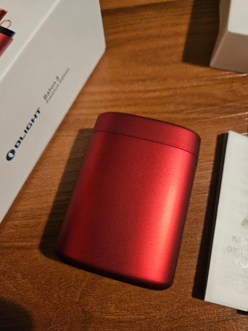 最終値下 おまけ付き olight Baton 3 premium Red