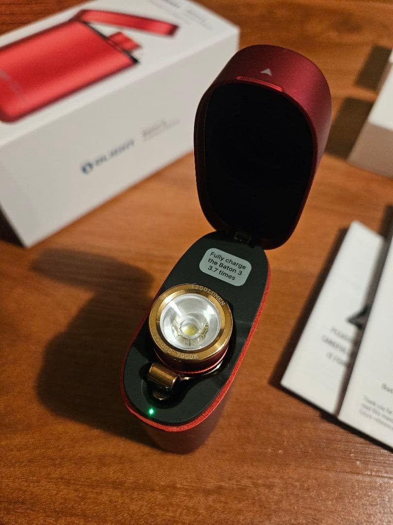 最終値下 おまけ付き olight Baton 3 premium Red