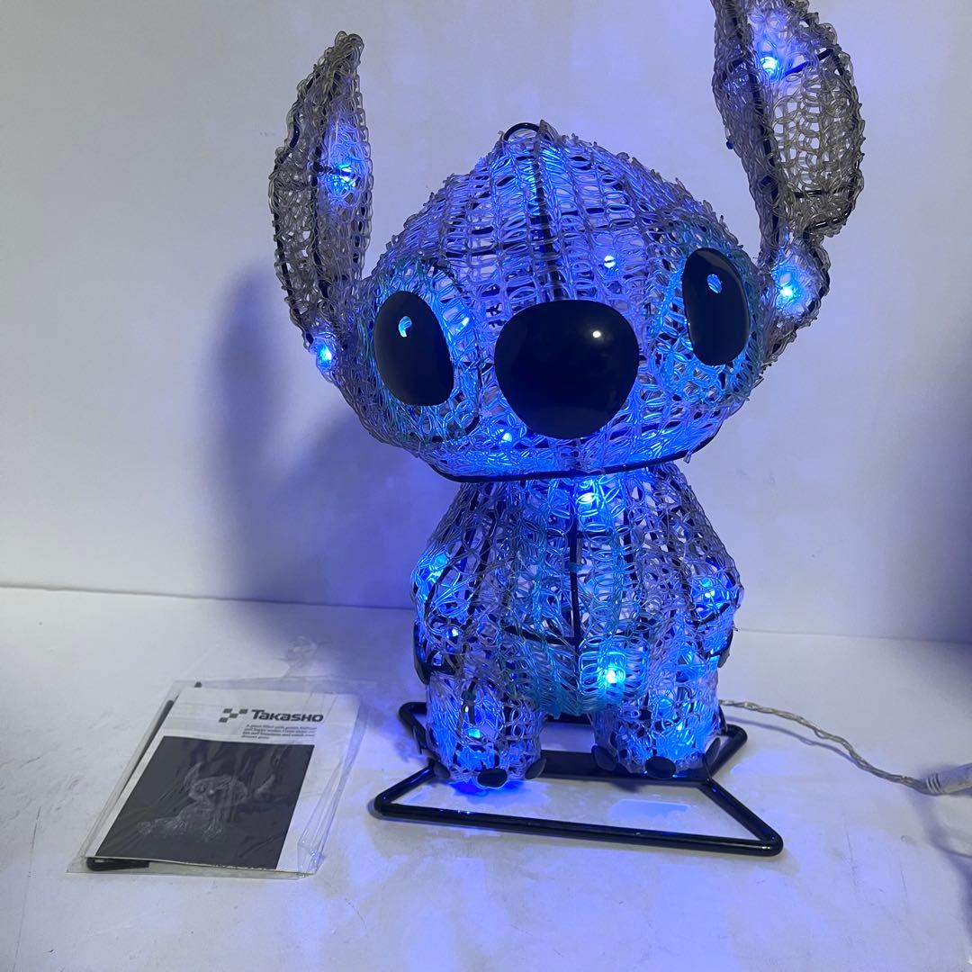 スティッチ フィギュア LED 3D モチーフライト イルミネーションクリスマス