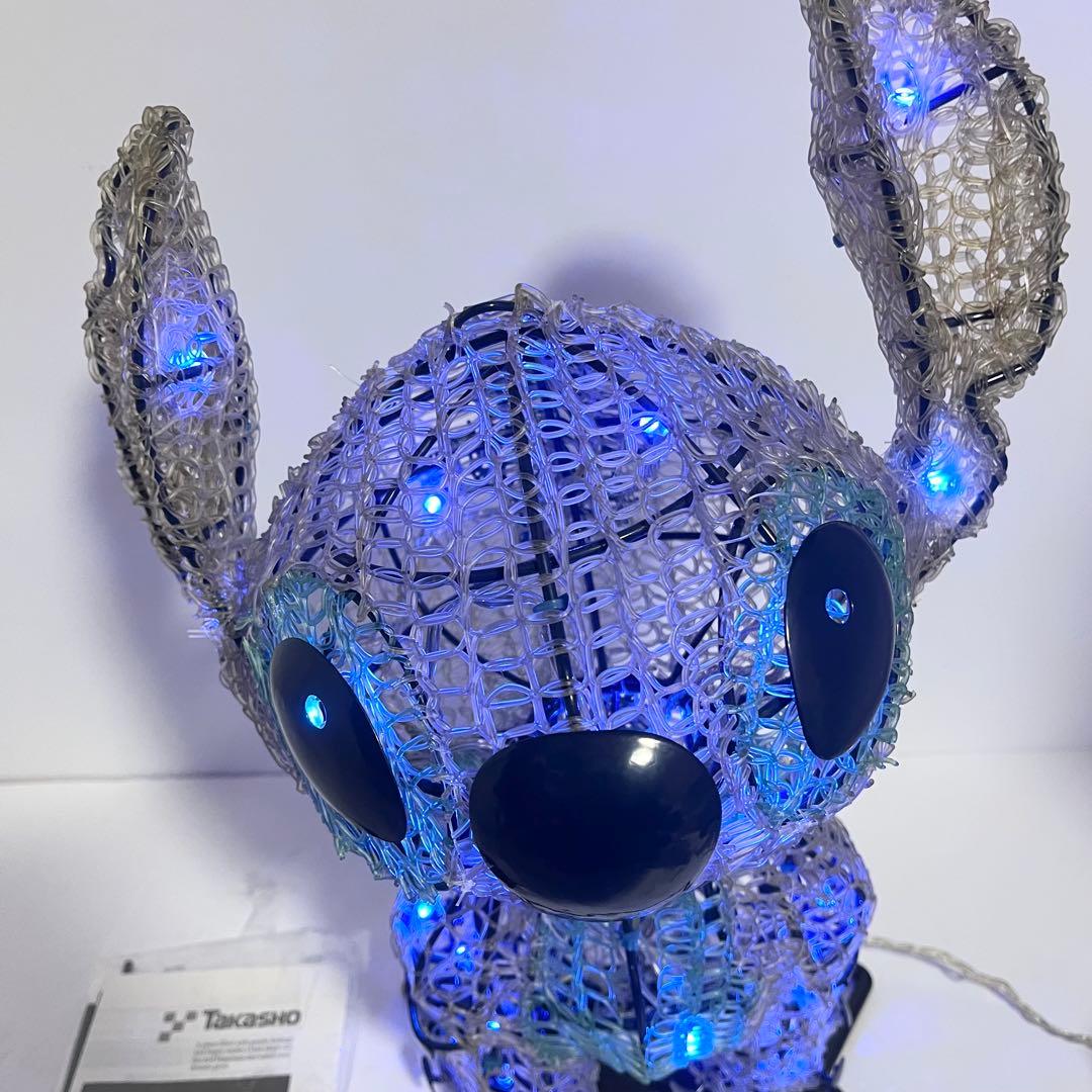 スティッチ フィギュア LED 3D モチーフライト イルミネーションクリスマス