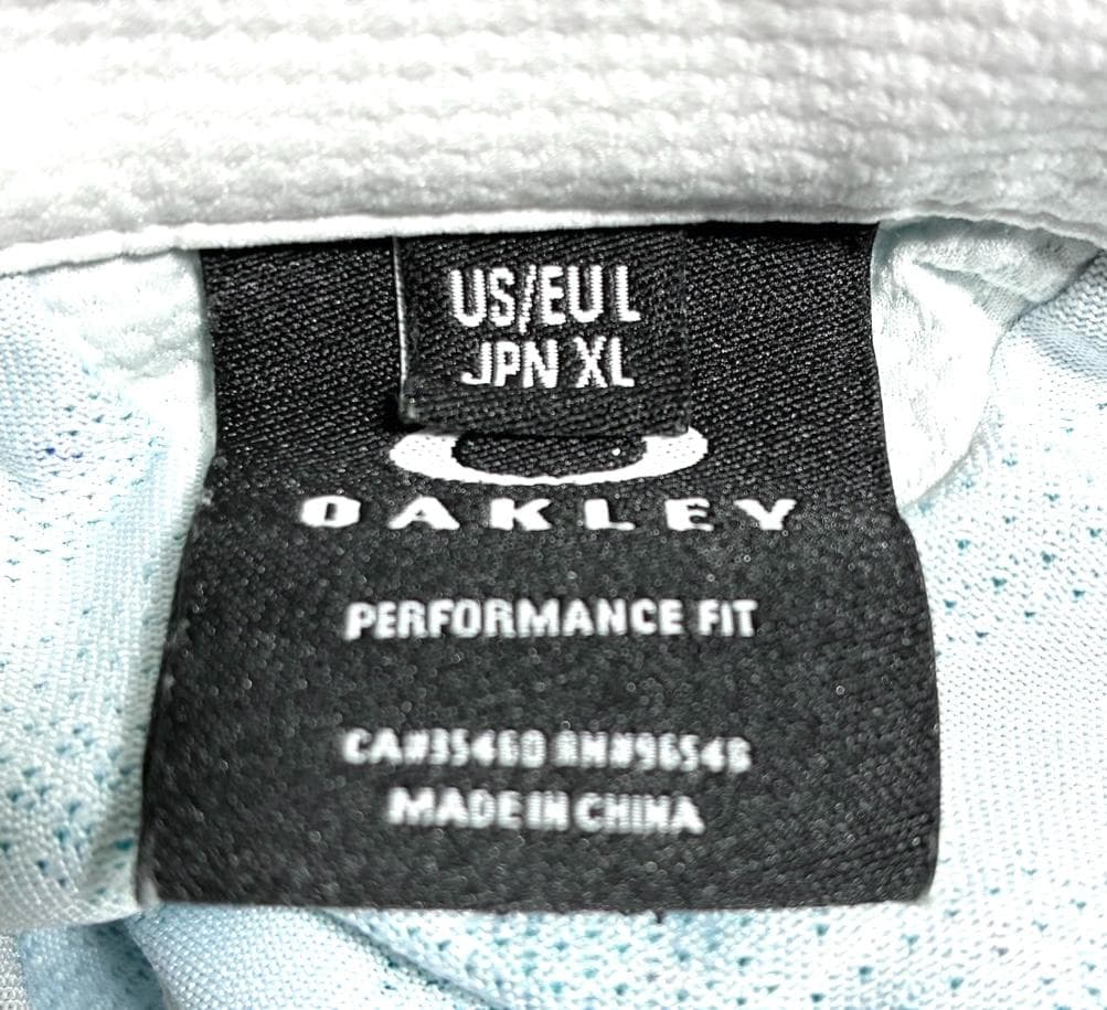 【早い者勝ち✨】オークリー スカル メンズ 半袖 ポロシャツ XL 総柄 白系