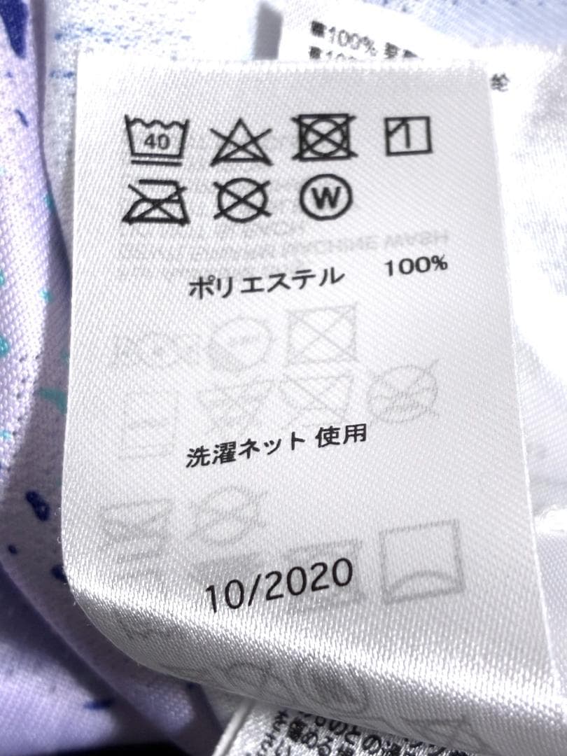 【早い者勝ち✨】オークリー スカル メンズ 半袖 ポロシャツ XL 総柄 白系
