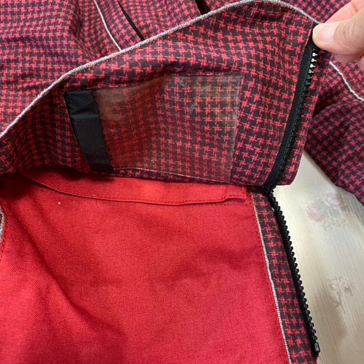 BURTON バートン　ウエア　赤＆黒チェック　サイズS