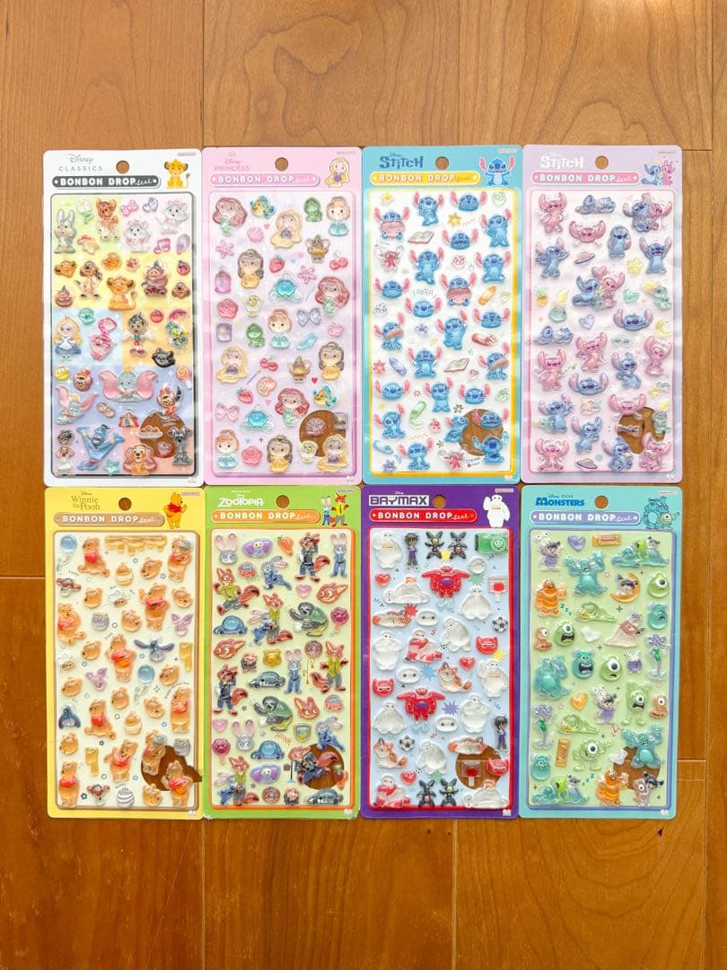 箱無し　ディズニー　ボンボンドロップシール　正規品