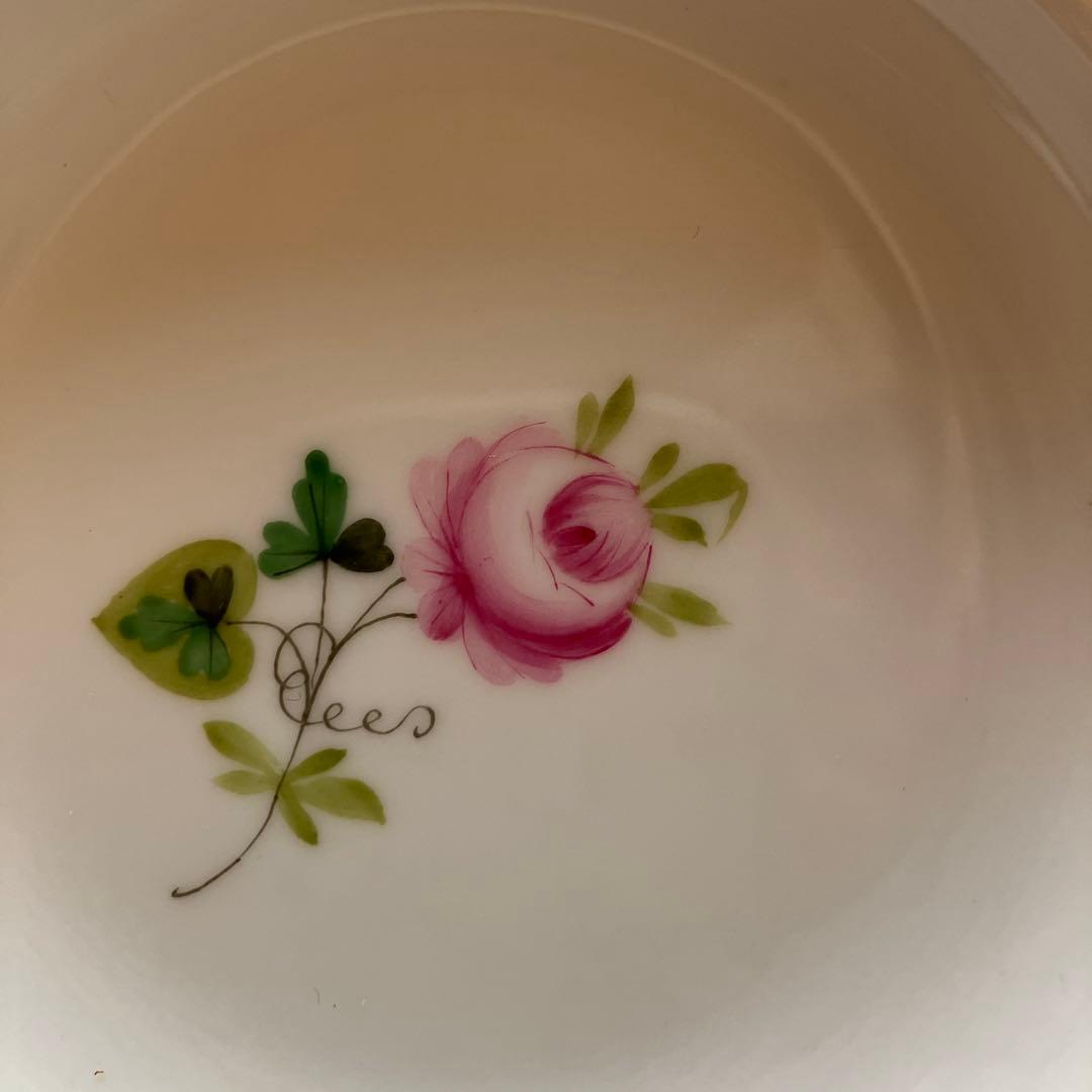 HEREND ウィーンの薔薇　オリエンタルボウル　小皿2枚セット　新品未使用