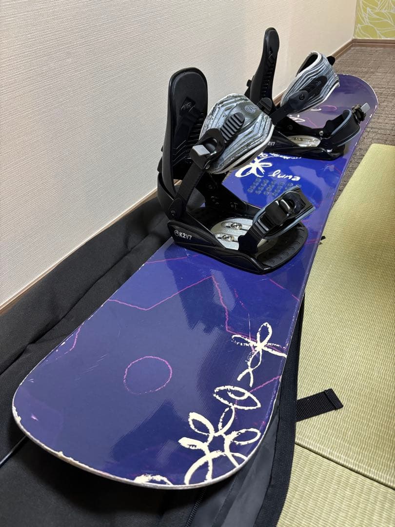K2 スノーボード 147 バインディング付き& gloryバック 3点セット