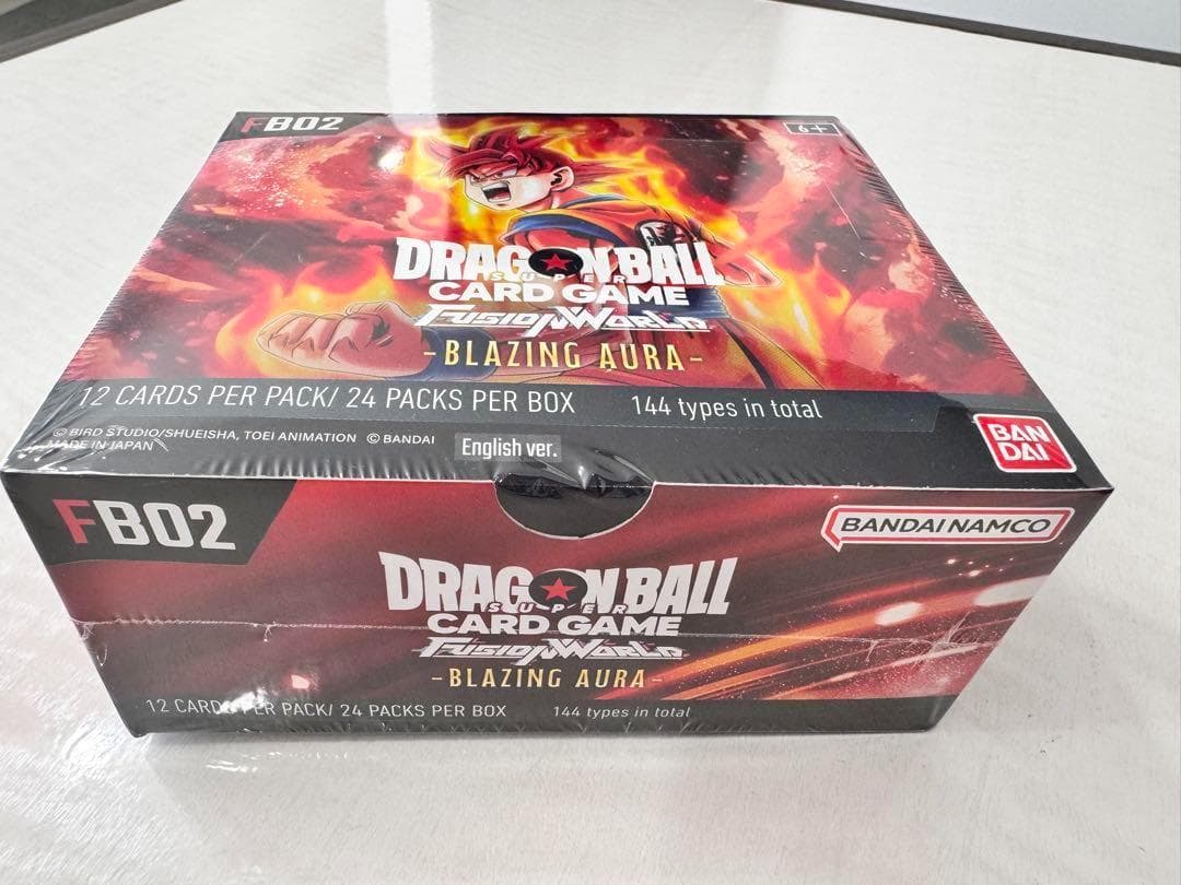 【専用出品】ドラゴンボールカード ブースターバック 烈火の開気英語版 未開封ボッ