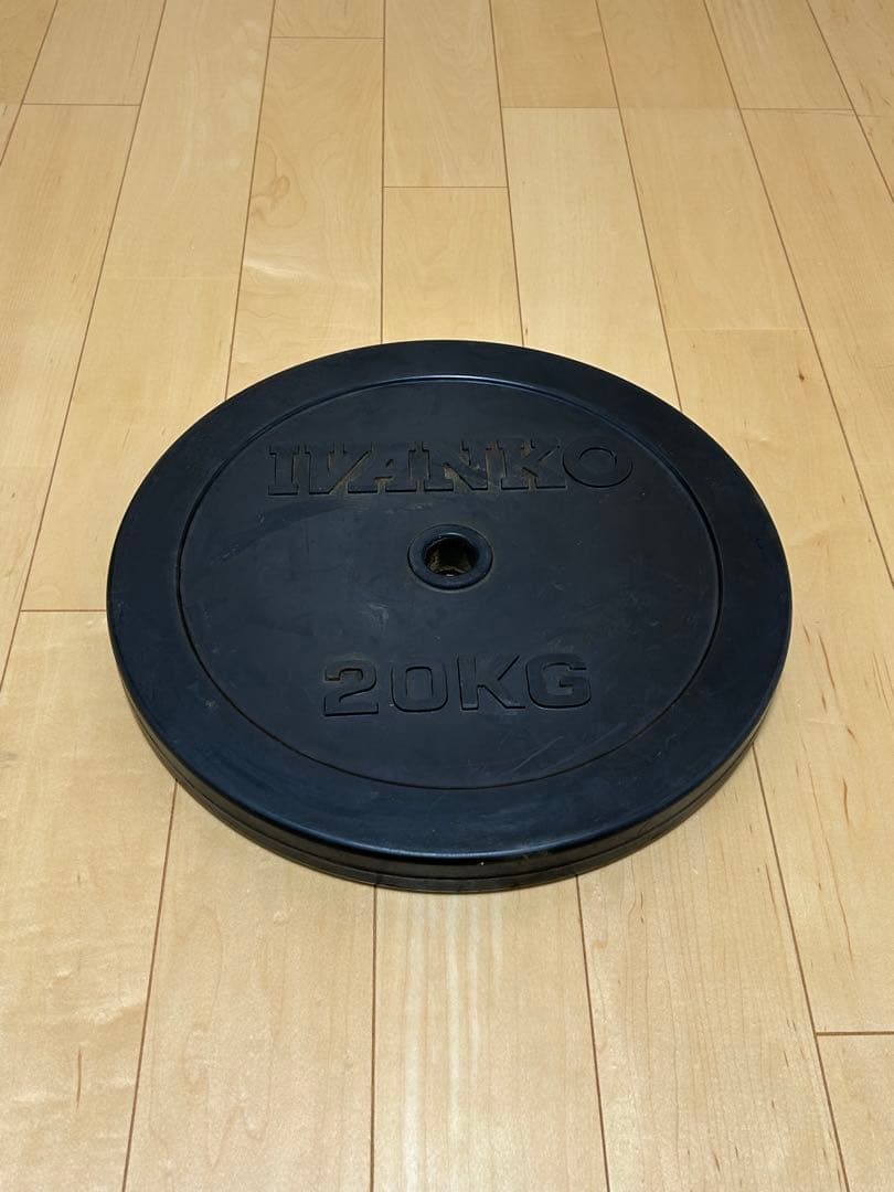 IVANKO（イヴァンコ） ラバーダンベルプレート 20kg×1枚②