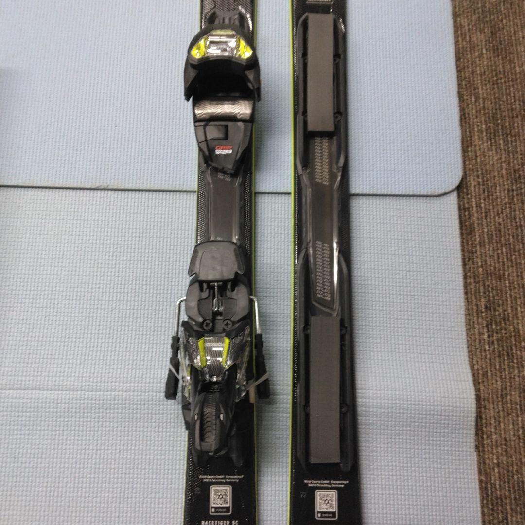 VOLKL RACETIGER SC、黄色、165又は158cm、金具付、未使用
