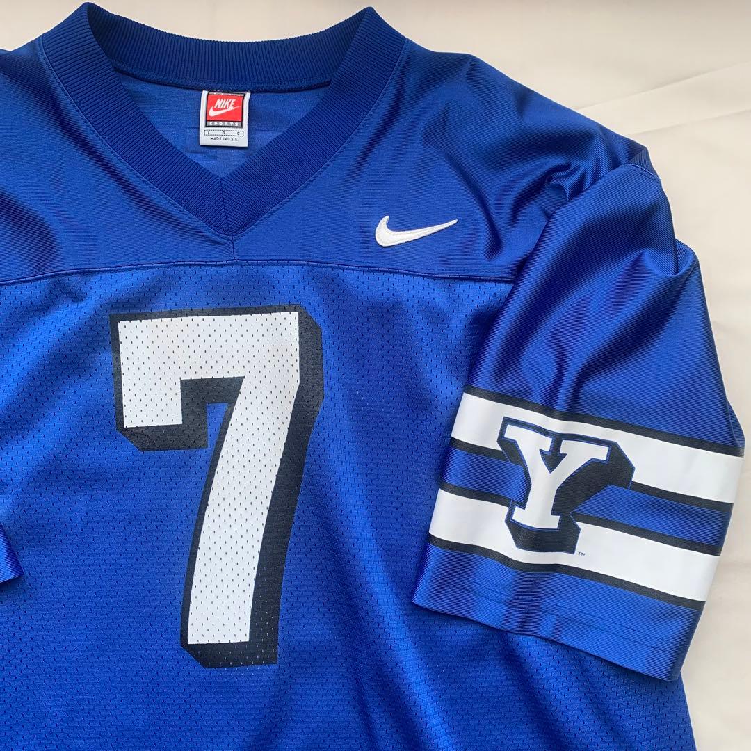 古着USA製 Nike Yale大学 アメリカンフットボール シャツ Lサイズ