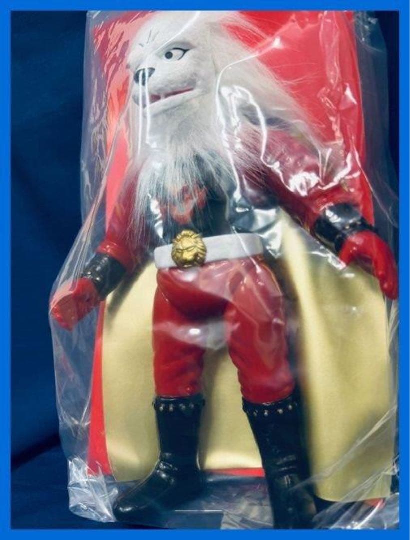 ★メディコム・トイ　ピープロレトロソフビ　快傑ライオン丸（植毛版）未開封・新品★