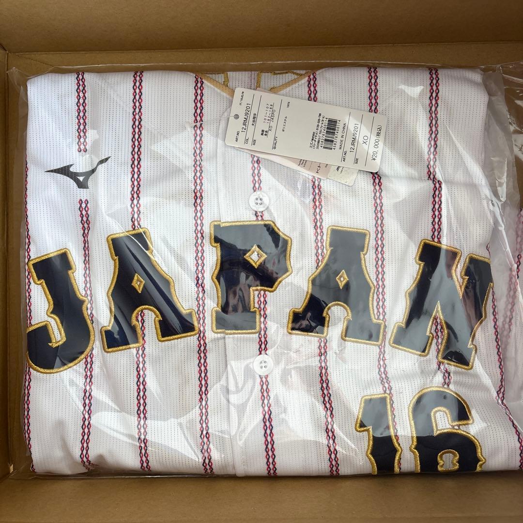 【XOサイズ】侍ジャパン 大谷翔平 WBC 2026 ユニフォーム ホーム番号入