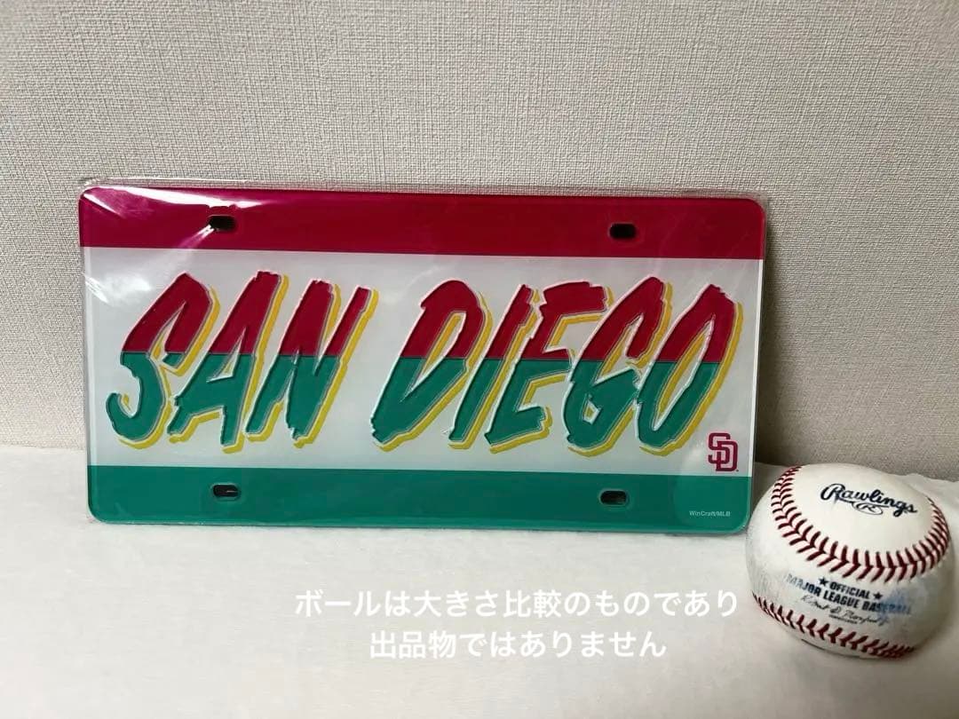 サンディエゴパドレス シティコネクト プレート MLB正規品 WinCraft製