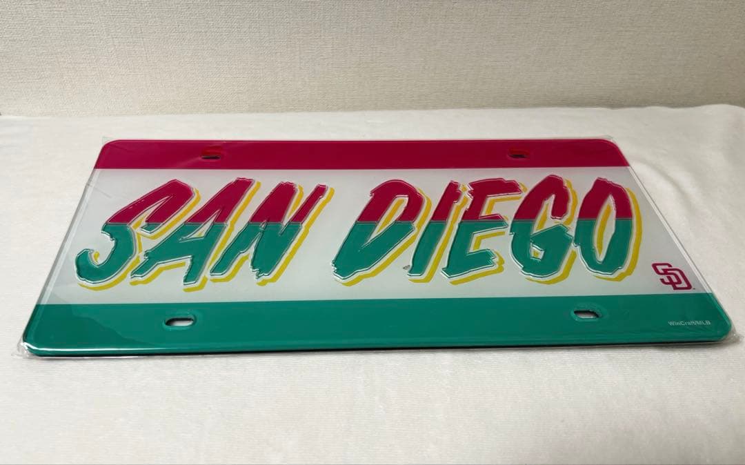 サンディエゴパドレス シティコネクト プレート MLB正規品 WinCraft製