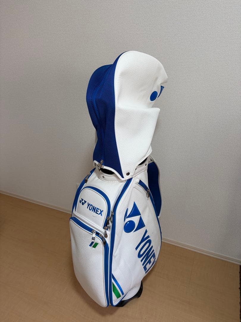 YONEX ゴルフキャディバッグ ホワイト/ブルー