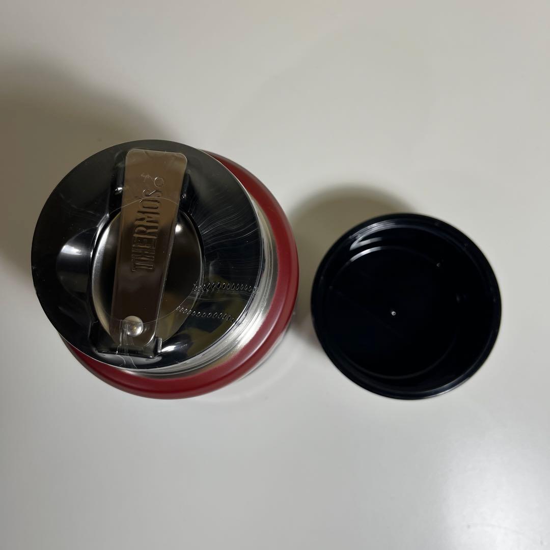 アメリカ限定・新品　サーモスステンレスフードジャー赤16オンス470ml