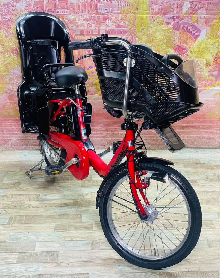 ZK3508 「大容量13.2Ah」電動自転車パナソニック 子供乗せ 20インチ