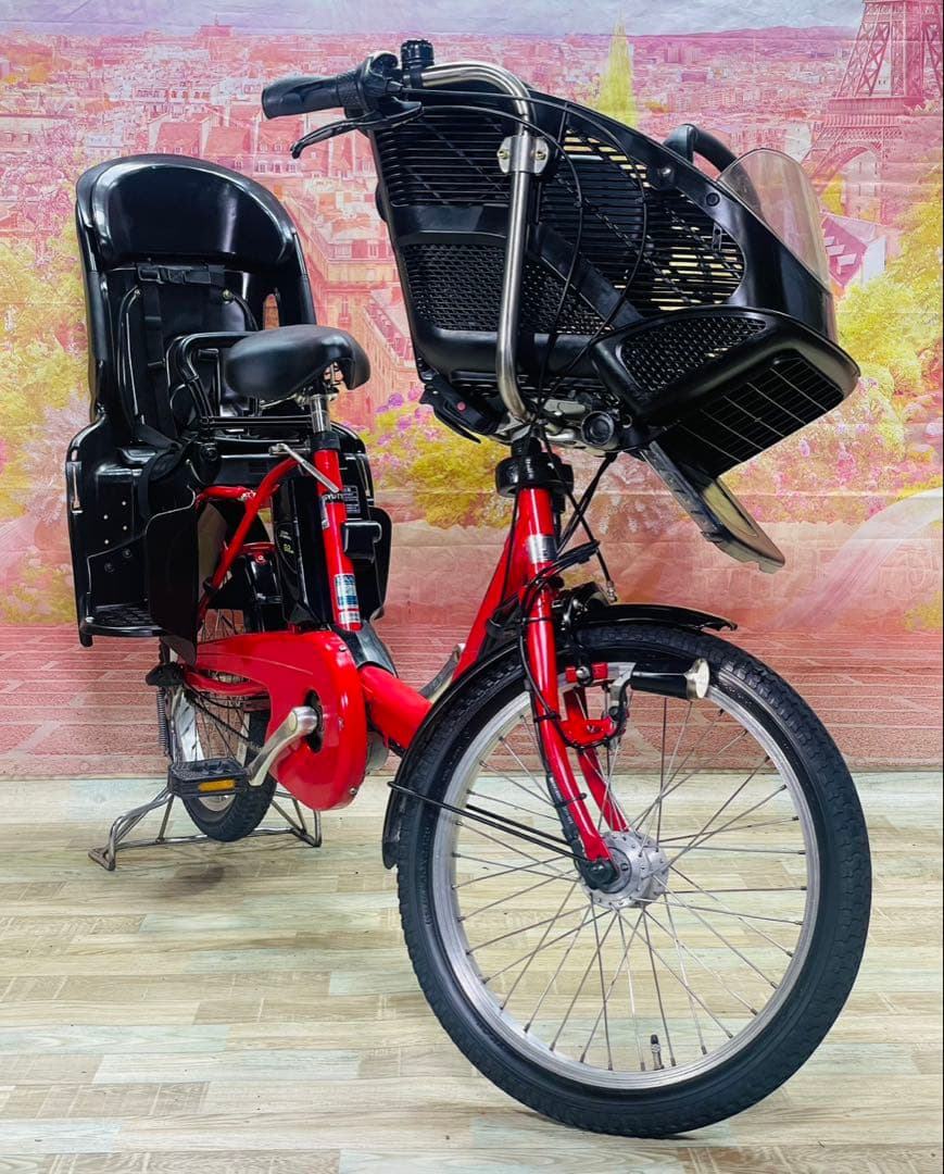 ZK3508 「大容量13.2Ah」電動自転車パナソニック 子供乗せ 20インチ