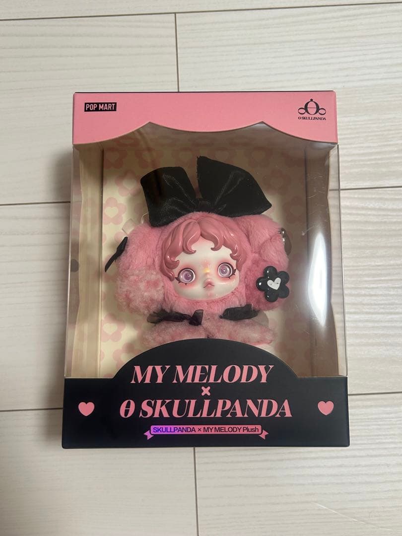 Kuromi & My Melody x SKULLPANDA ぬいぐるみ