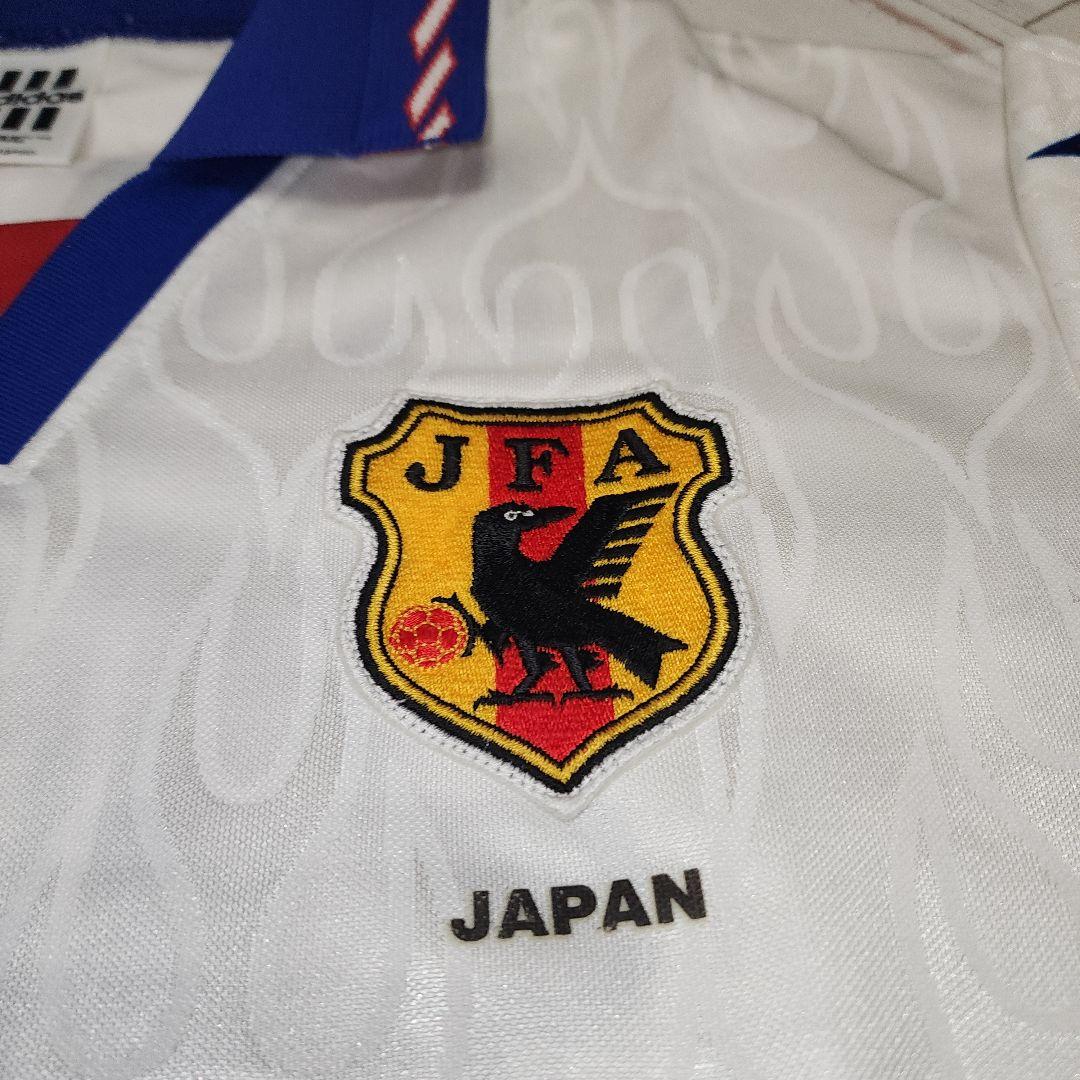 97 日本代表 アディダス 炎 アウェイユニフォーム 三浦知良 KAZU 11