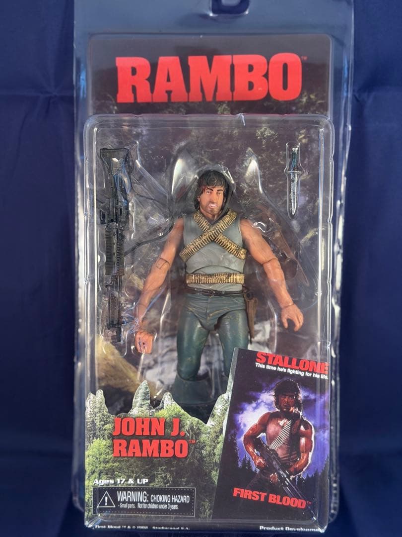 希少　未開封　ＮＥＣＡ　ジョン•ランボー　アクションフィギュア　２種類セット