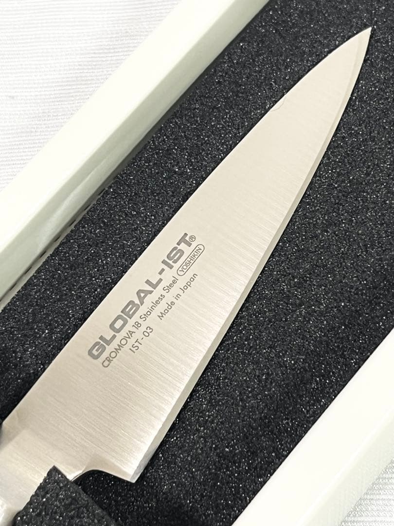 【未使用】 GLOBAL-IST IST-03 皮むき 8cm 果物ナイフ