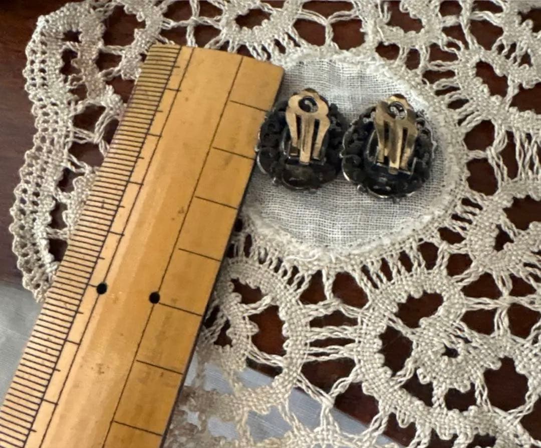 ビンテージアクセサリー　アンティークイアリング　パリ