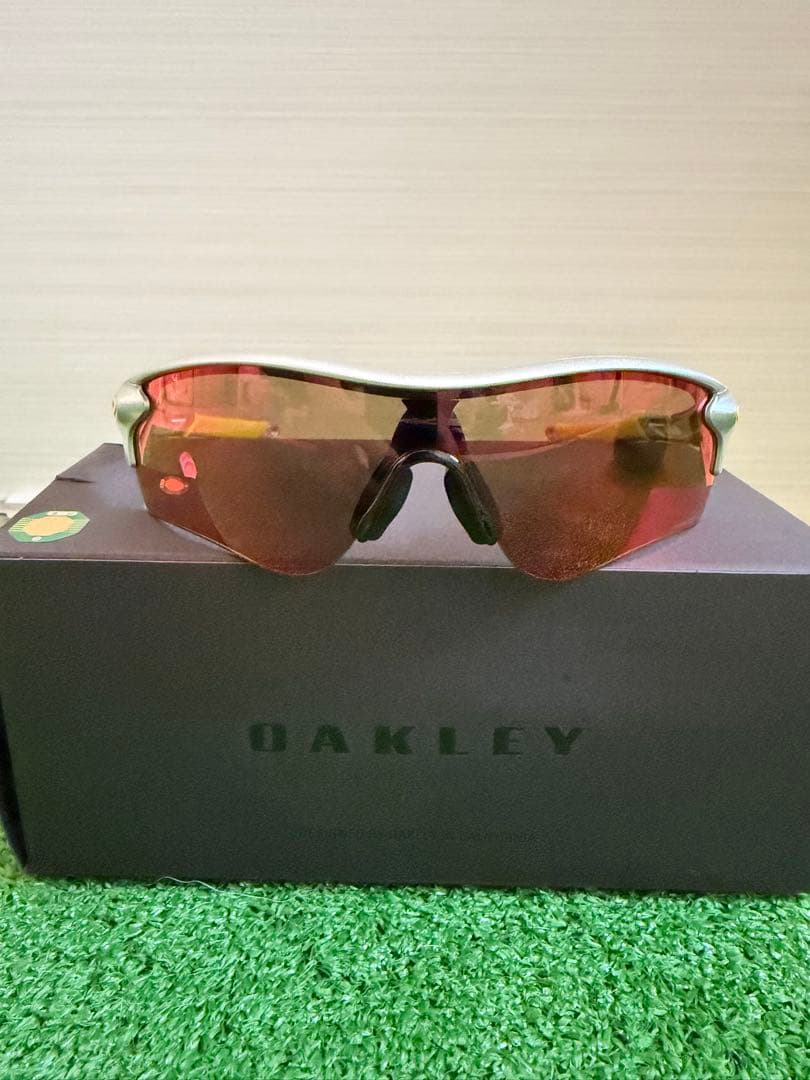 【美品】OAKLEY レーダーロックパス 阪神タイガースモデル 限定品