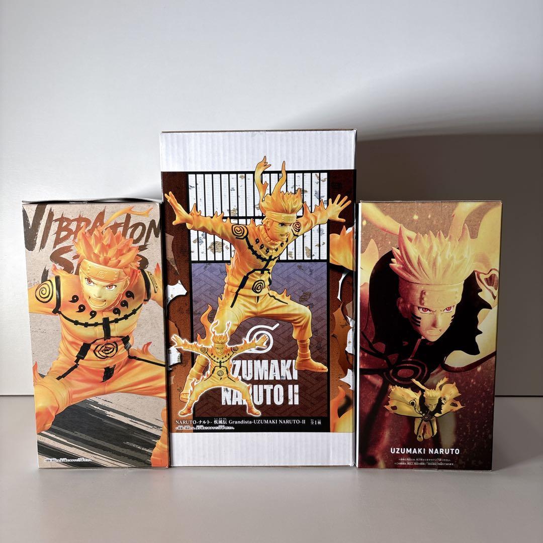 未開封 NARUTO ナルト うずまきナルト フィギュア 3体セット