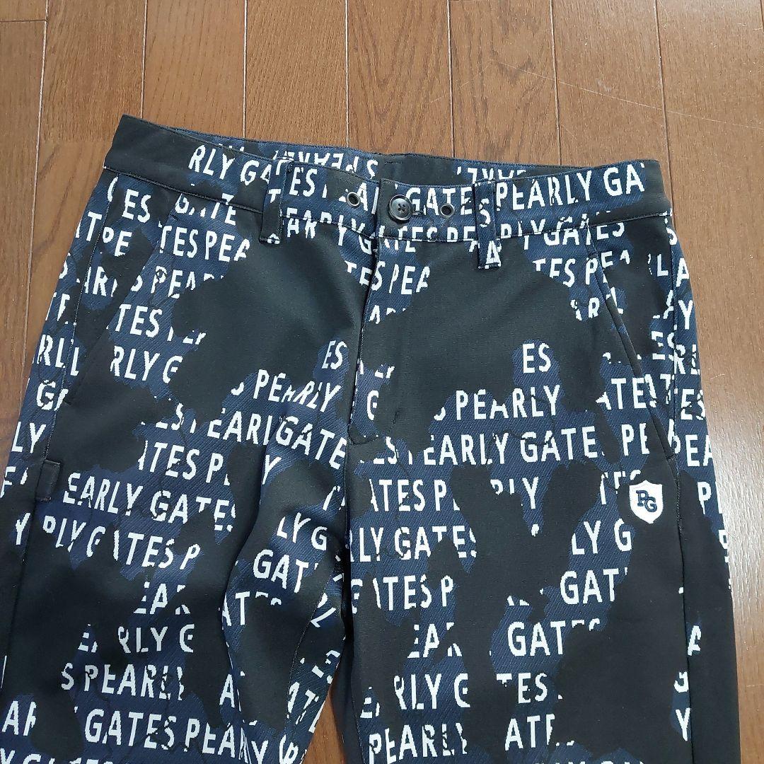 PEARLY GATES定 ロゴプリントパンツサイズ4です。