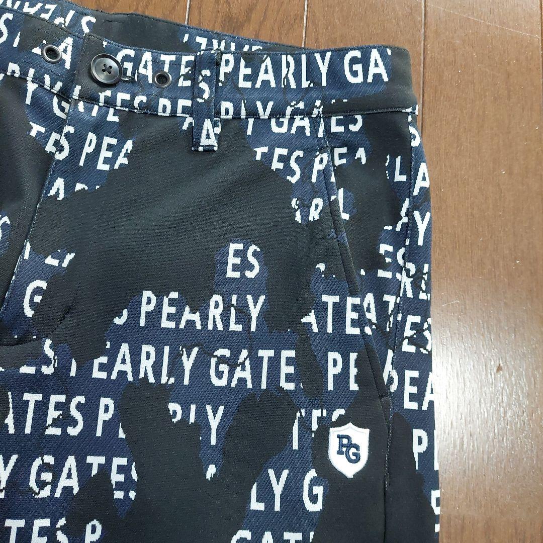 PEARLY GATES定 ロゴプリントパンツサイズ4です。
