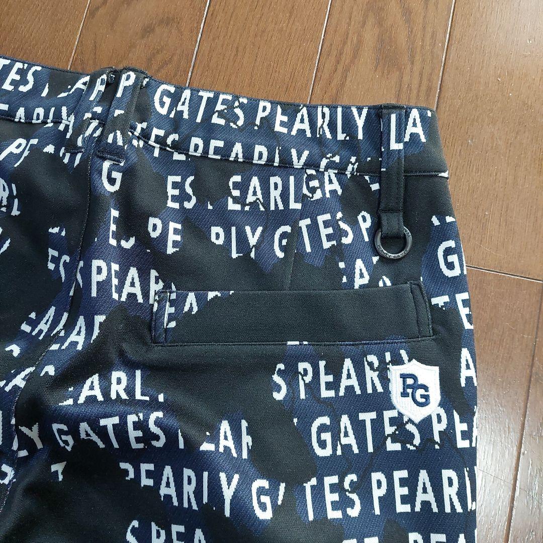 PEARLY GATES定 ロゴプリントパンツサイズ4です。