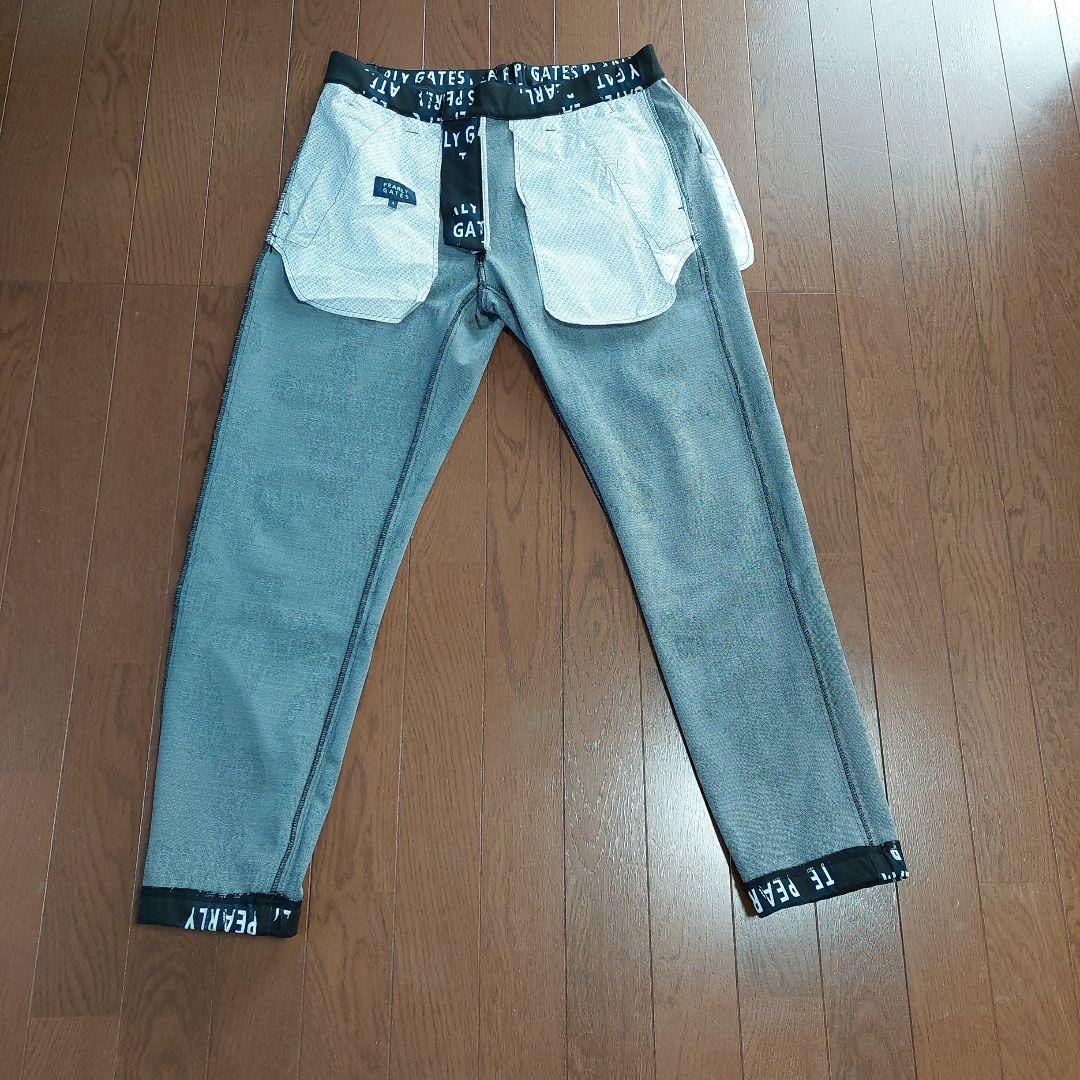PEARLY GATES定 ロゴプリントパンツサイズ4です。