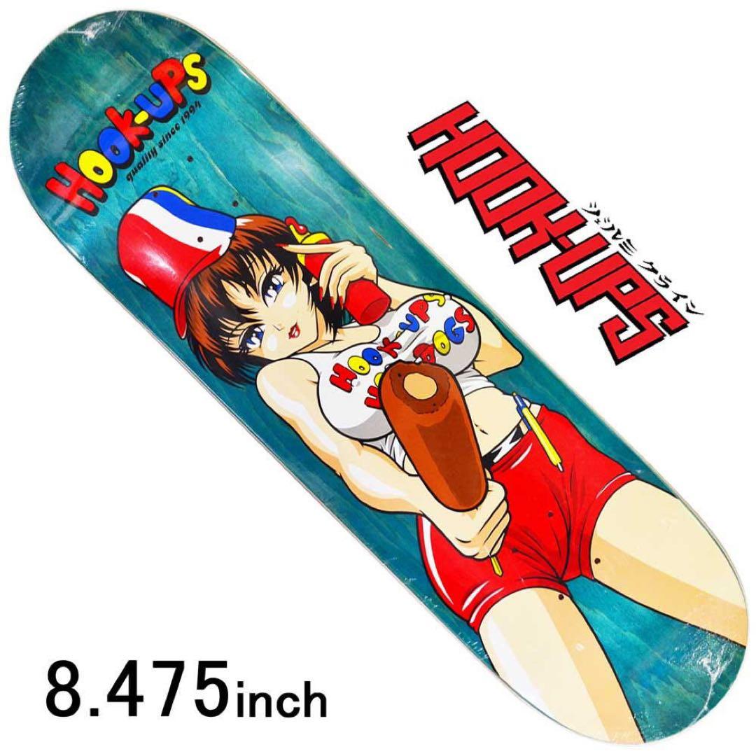 スケートボード HOOK UPS HOT DOGS 8.475inch (21.5cm)