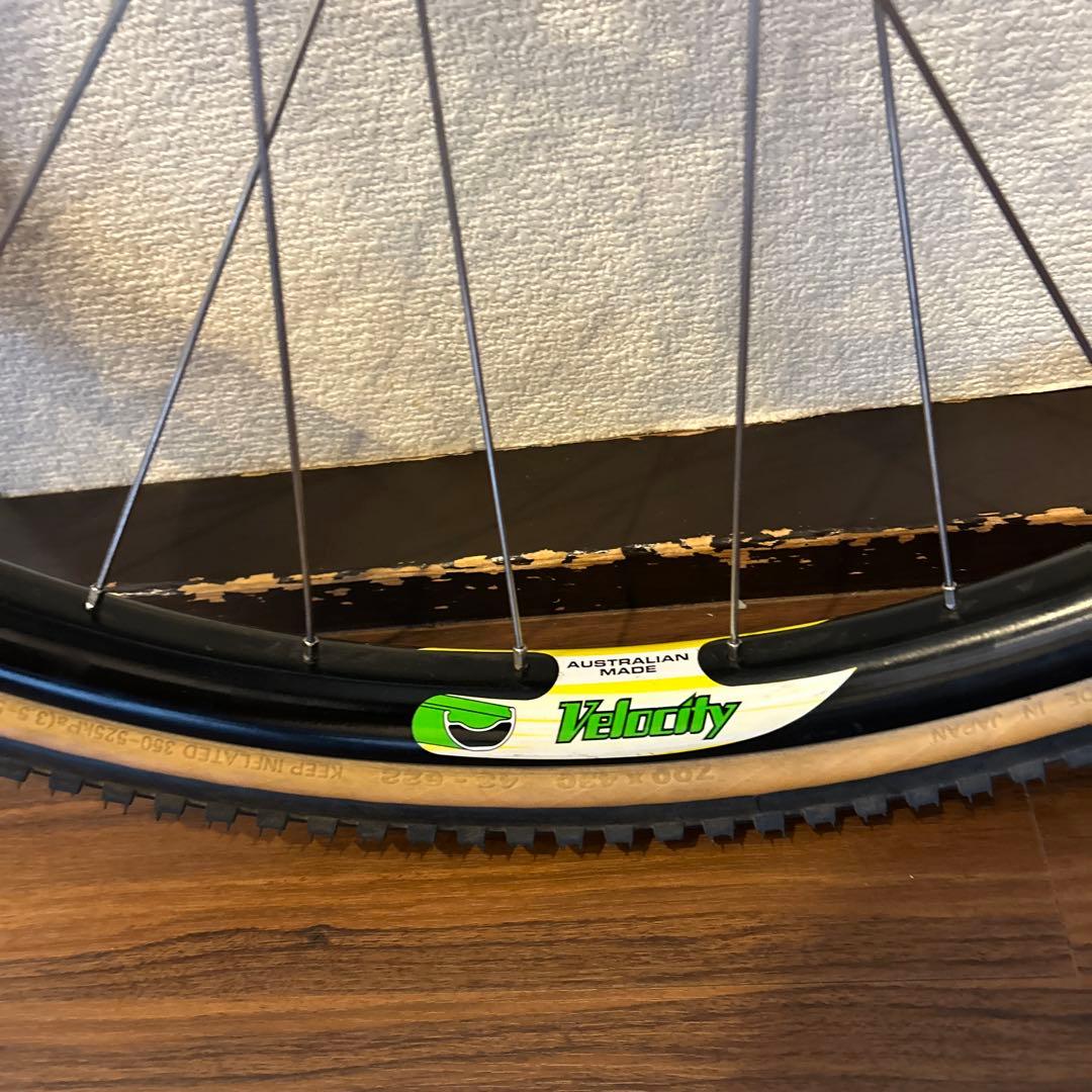 s*p様 velocity P35 SHIMANO FH-M525 手組みホイー