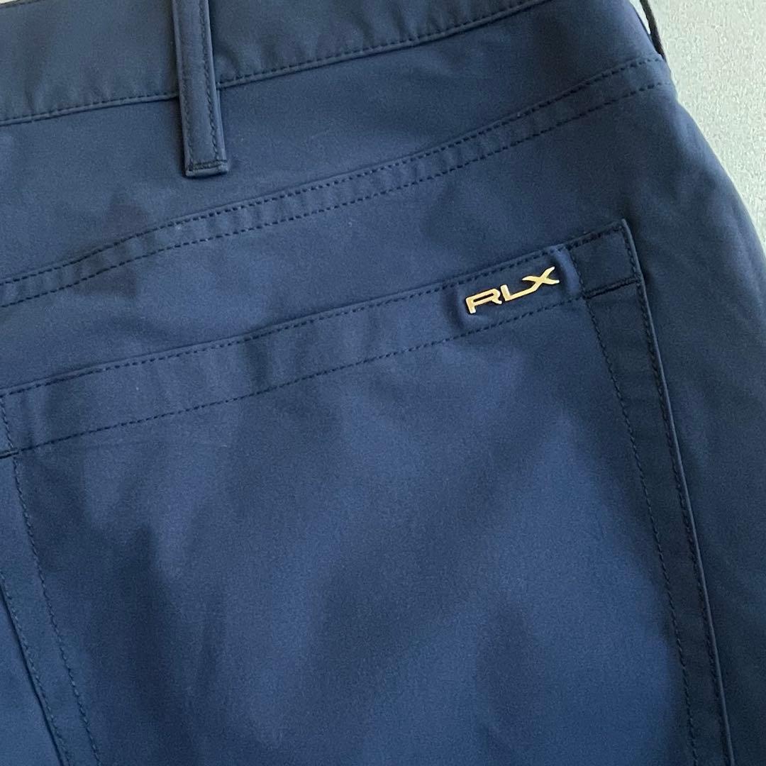 美品 RLX ラルフローレン ゴルフパンツ ネイビー 薄手 スリムフィット 36