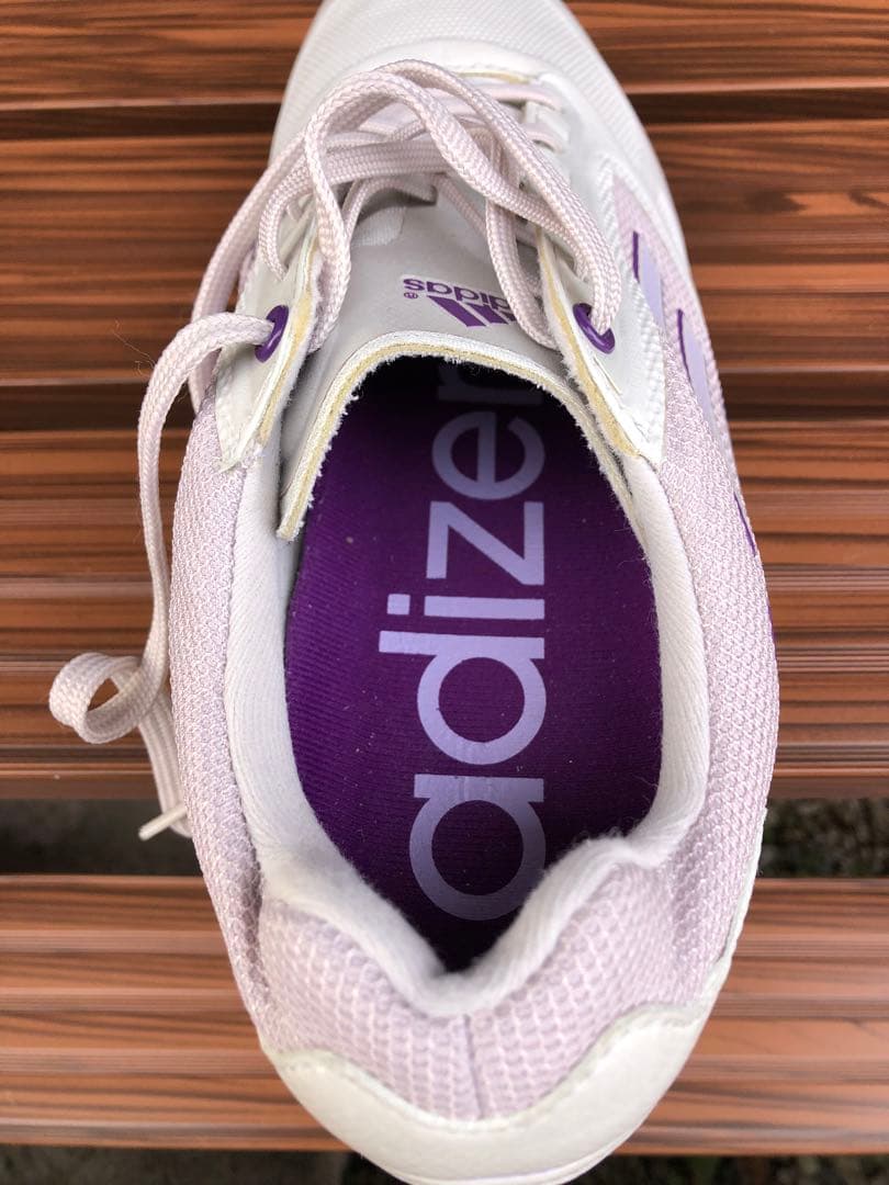 超美品adidas ゴルフシューズ 22.5cm ソフトスパイク