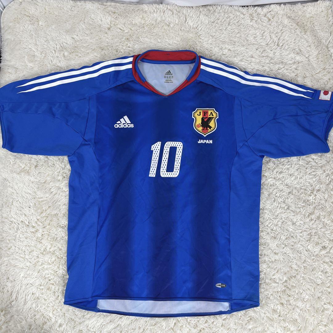 中村俊輔 2004 日本代表 ユニフォーム 背番号10 サムライ　ブルー