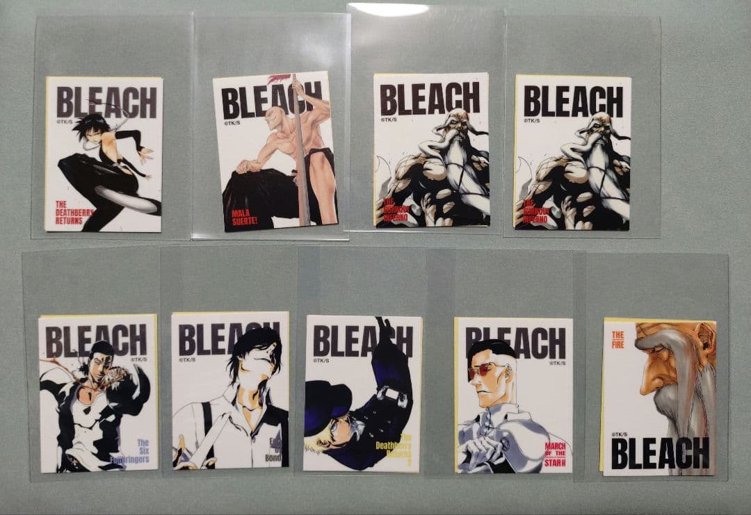 BLEACH 巻頭歌ステッカー 市丸ギン 黒崎一護 その他 17点セット