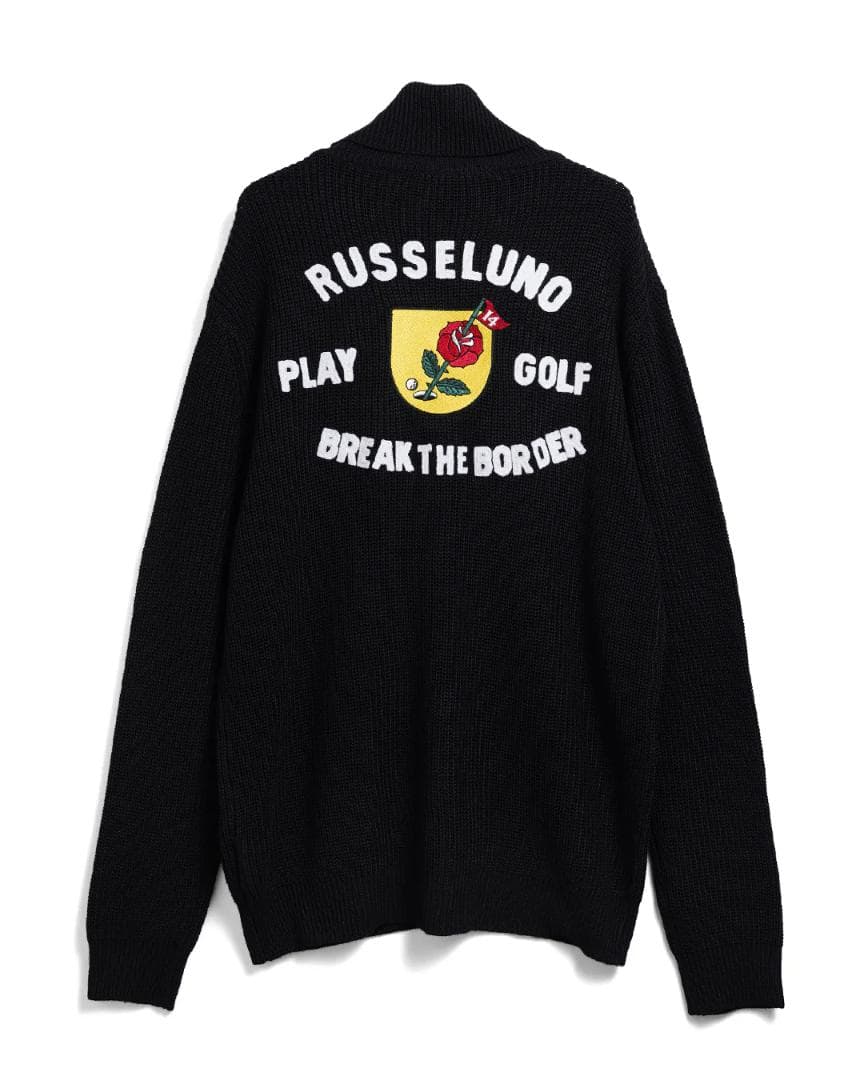ラッセルノ BACK PIECE KNIT SWEATER サイズ5 BLK新品